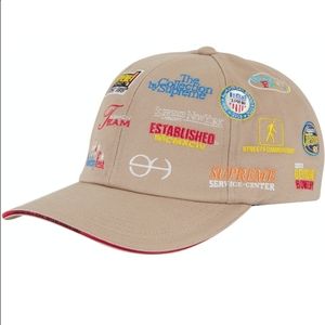 SUPREME SPONSORS 6-PANEL CAP KHAKI